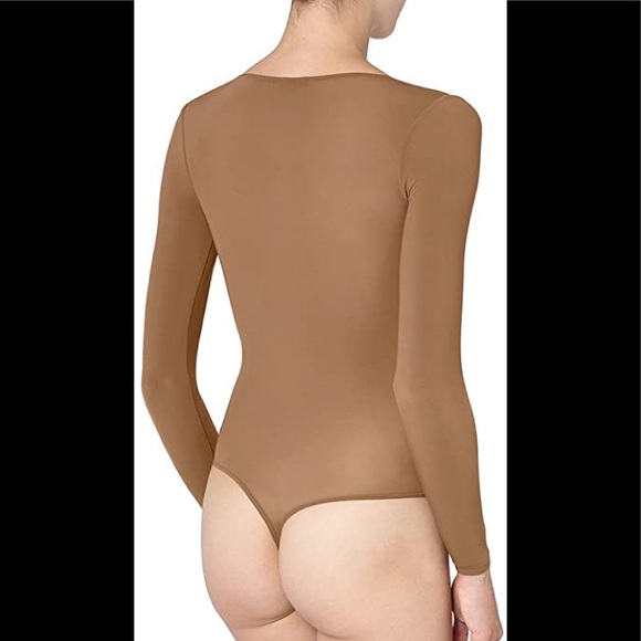 EUC Wolford bronze metallic body thong - Picture 13 of 14